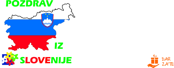 Emajliran lonček pozdrav iz Slovenije