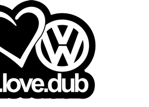 Emajliran lonček VW Peace Love Dub